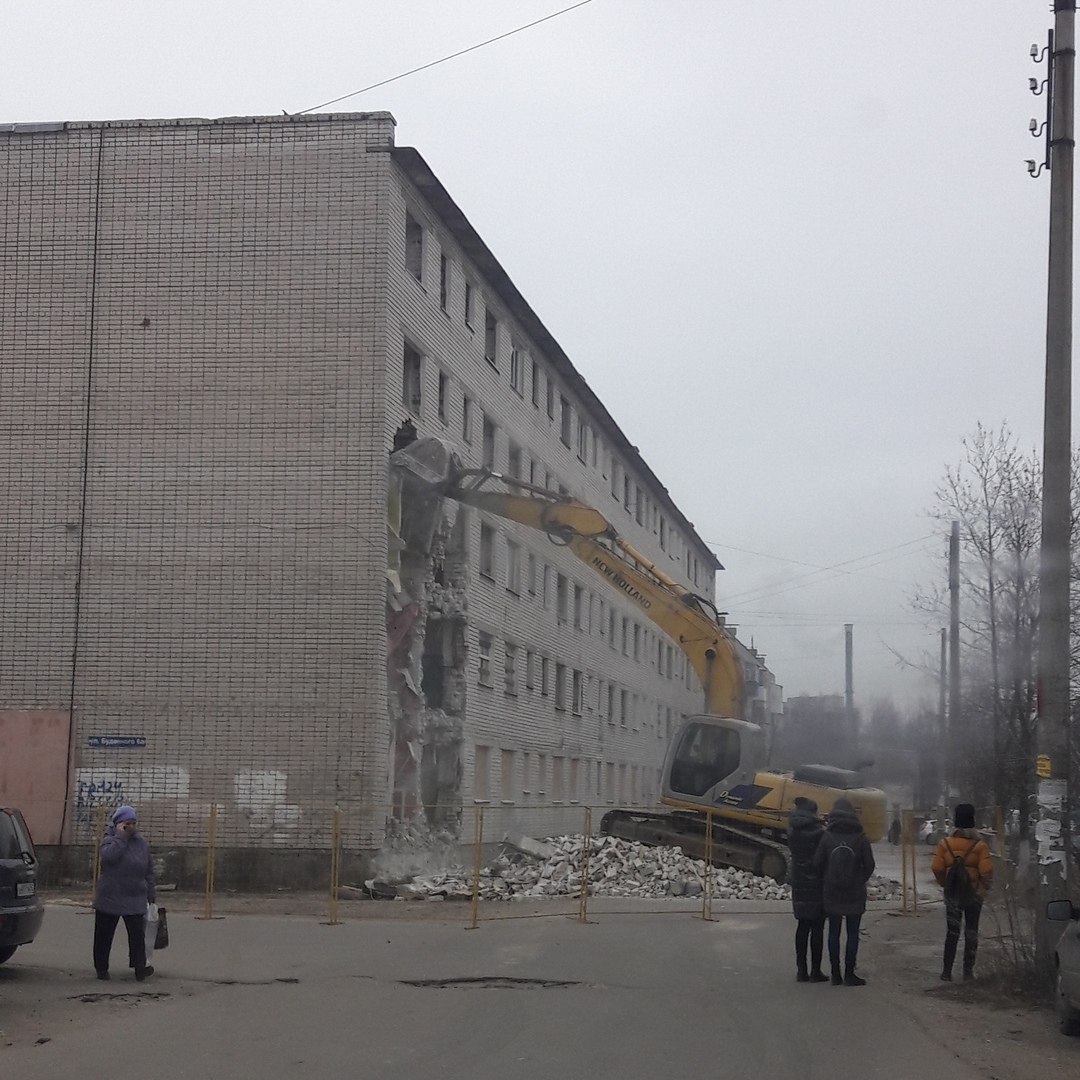 В Дзержинске начался снос аварийного дома на улице Будённого | Открытый  Нижний