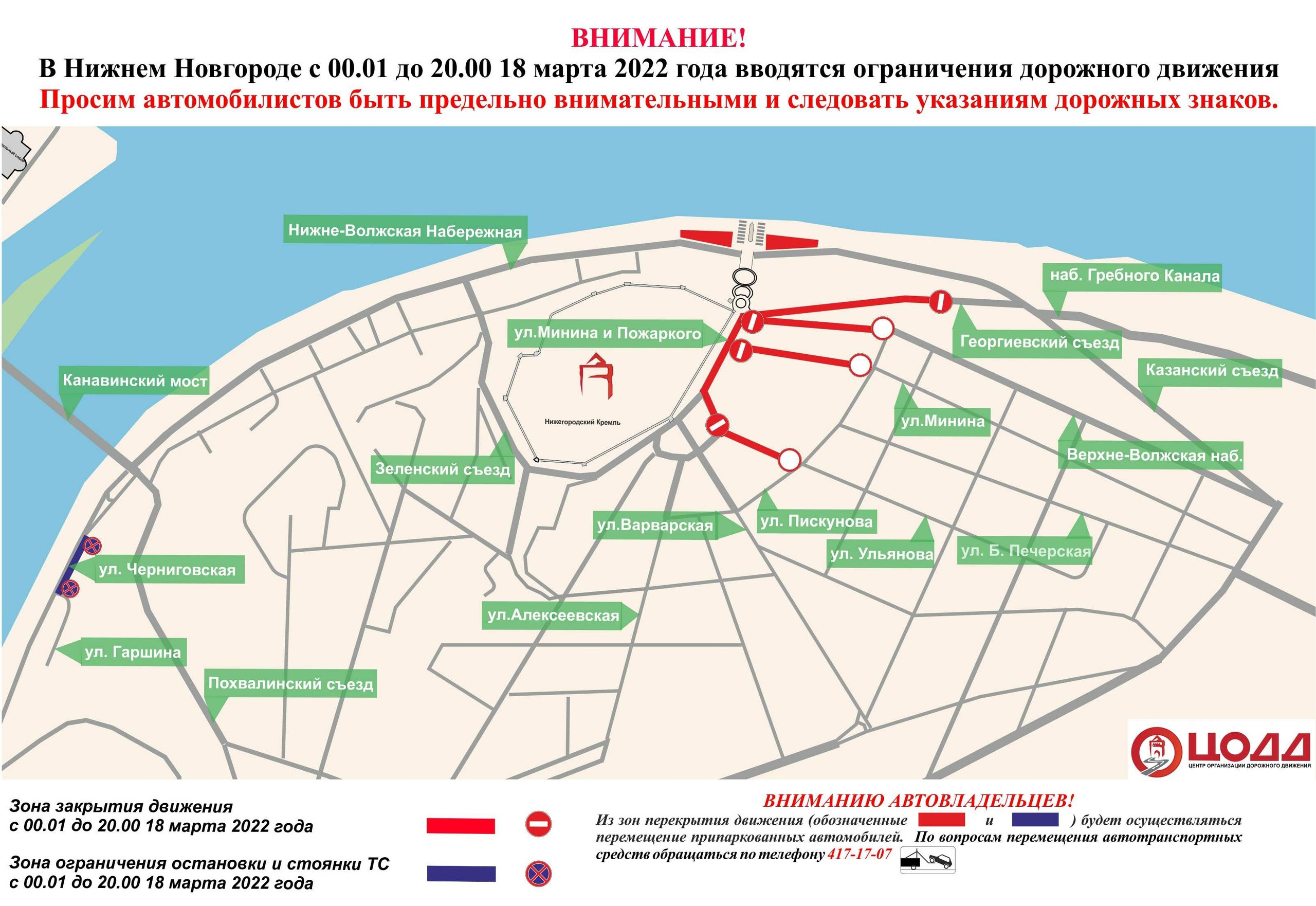 Перекрытие движения