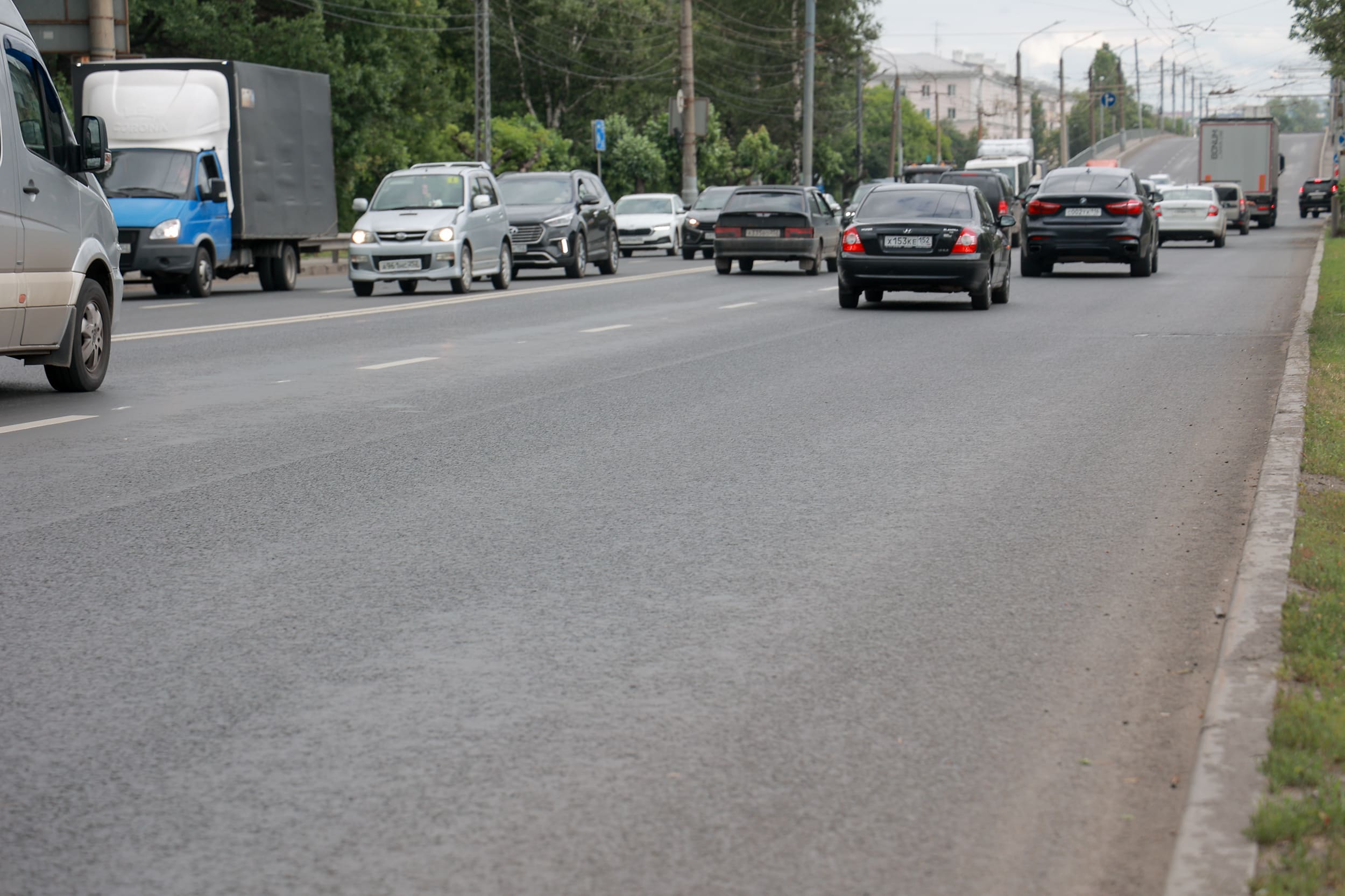 Участок Московского шоссе отремонтировали в Нижнем Новгороде | Открытый  Нижний