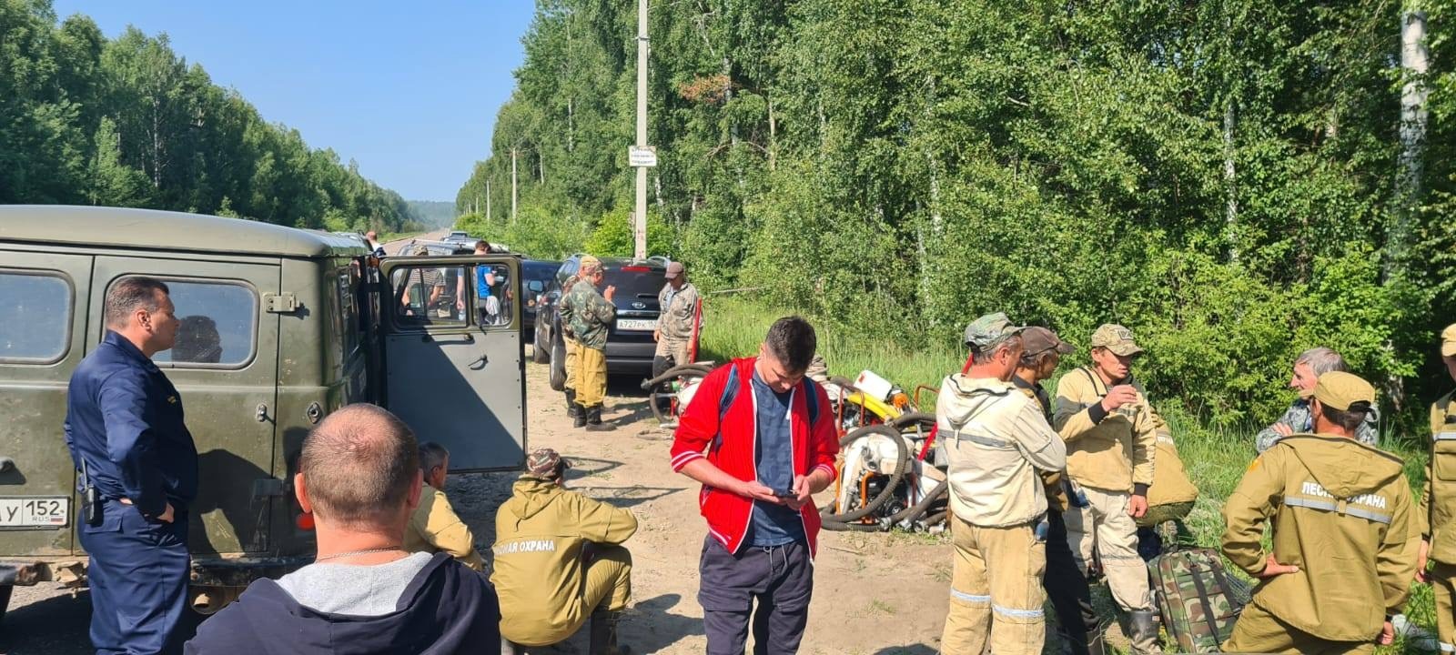 Торфяной пожар площадью 0,9 га тушат у поселка Гидроторф в Балахнинском  округе | Открытый Нижний