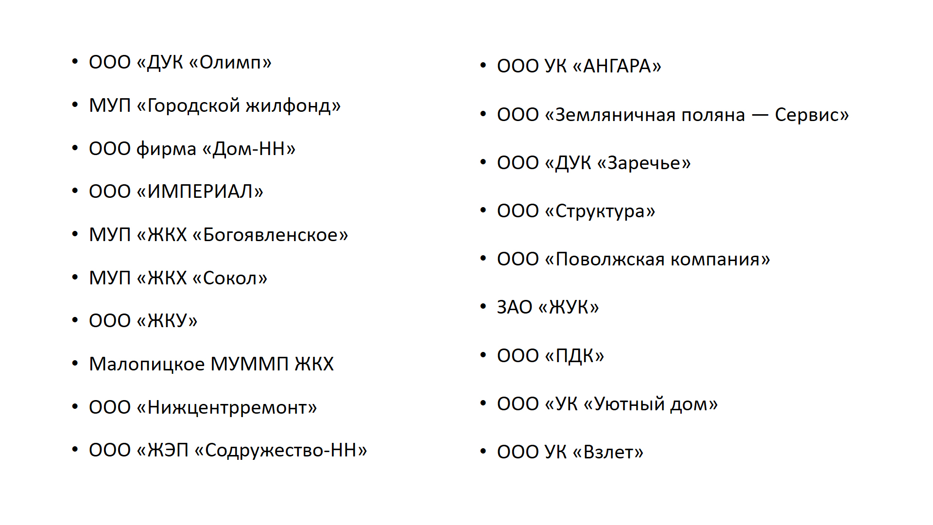 Рейтинг ДУКов Нижегородской области обнародуют в первом квартале 2024 года  | 04.12.2023 | Нижний Новгород - БезФормата