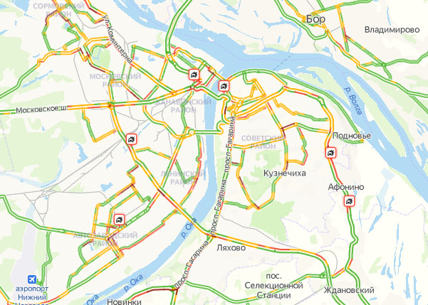 Пробки дзержинск богородск. Пробки Нижний. Пробки Нижний Новгород сейчас. Мызинский мост в Нижнем Новгороде на карте. Арзамас пробки.