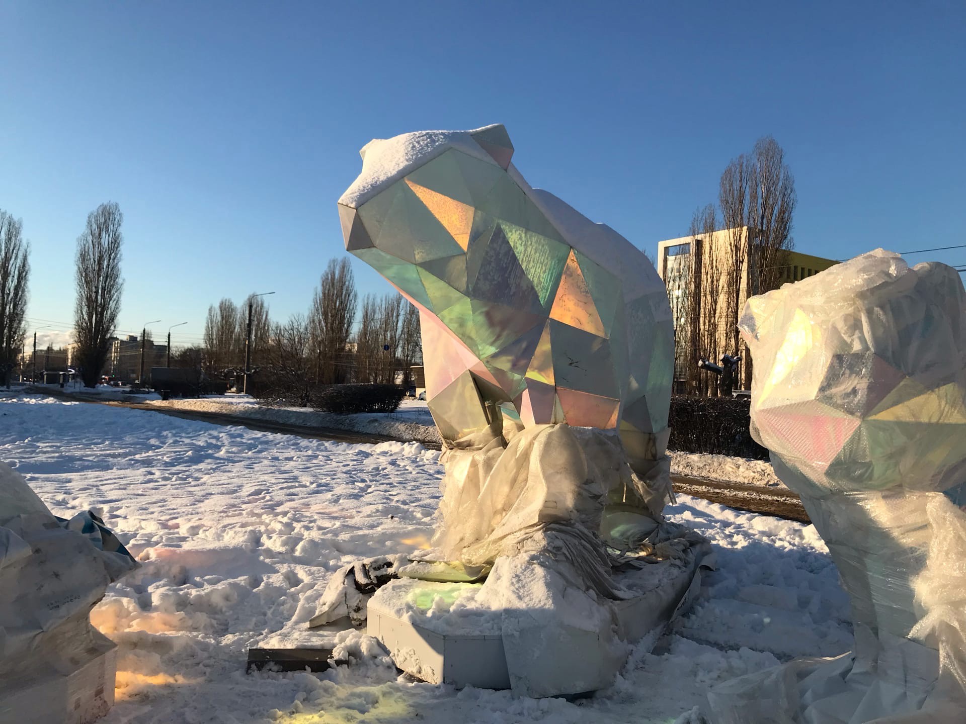 Геометрические скульптуры в Нижнем Новгороде