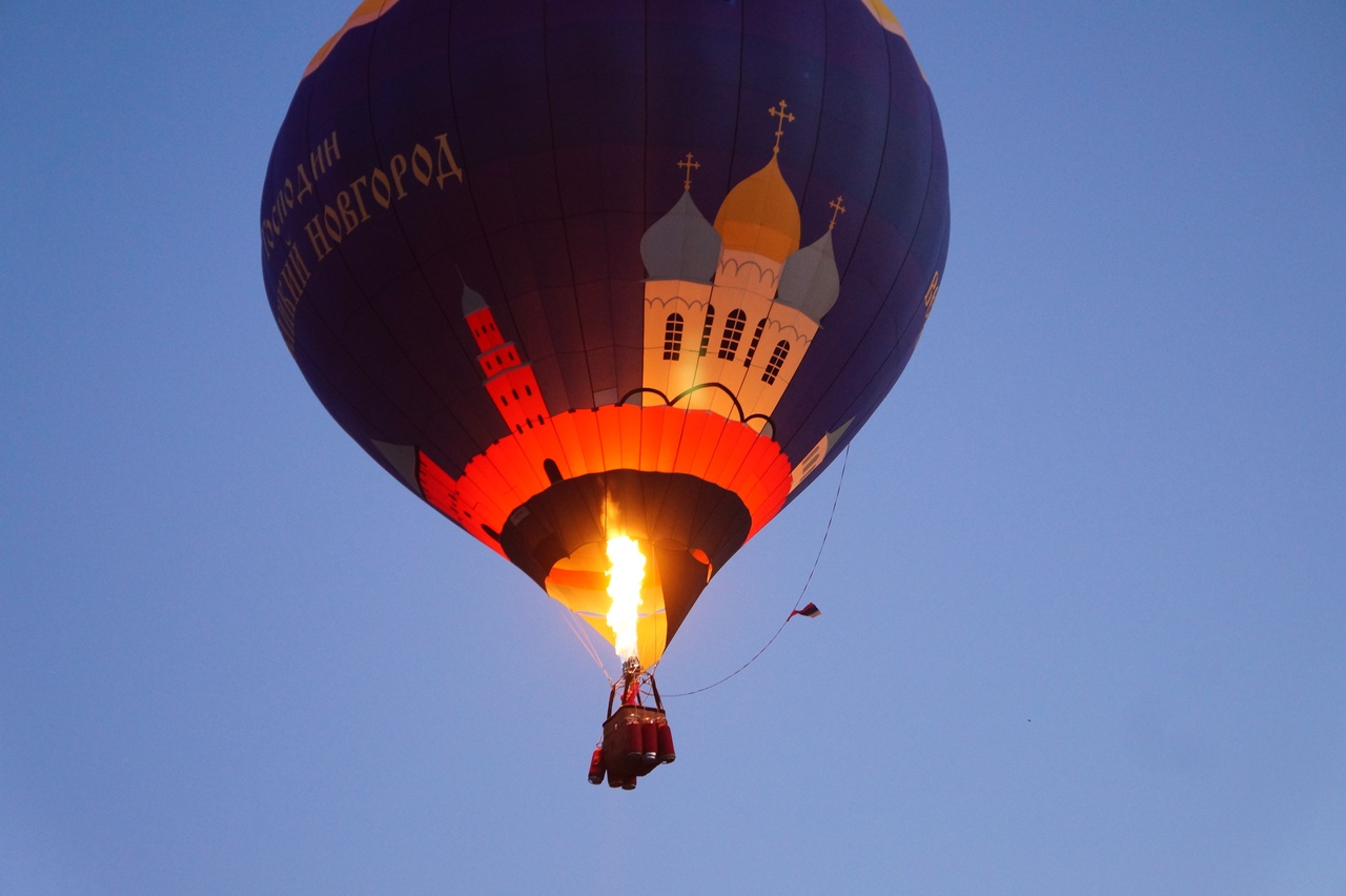 Полет на воздушном шаре новгород
