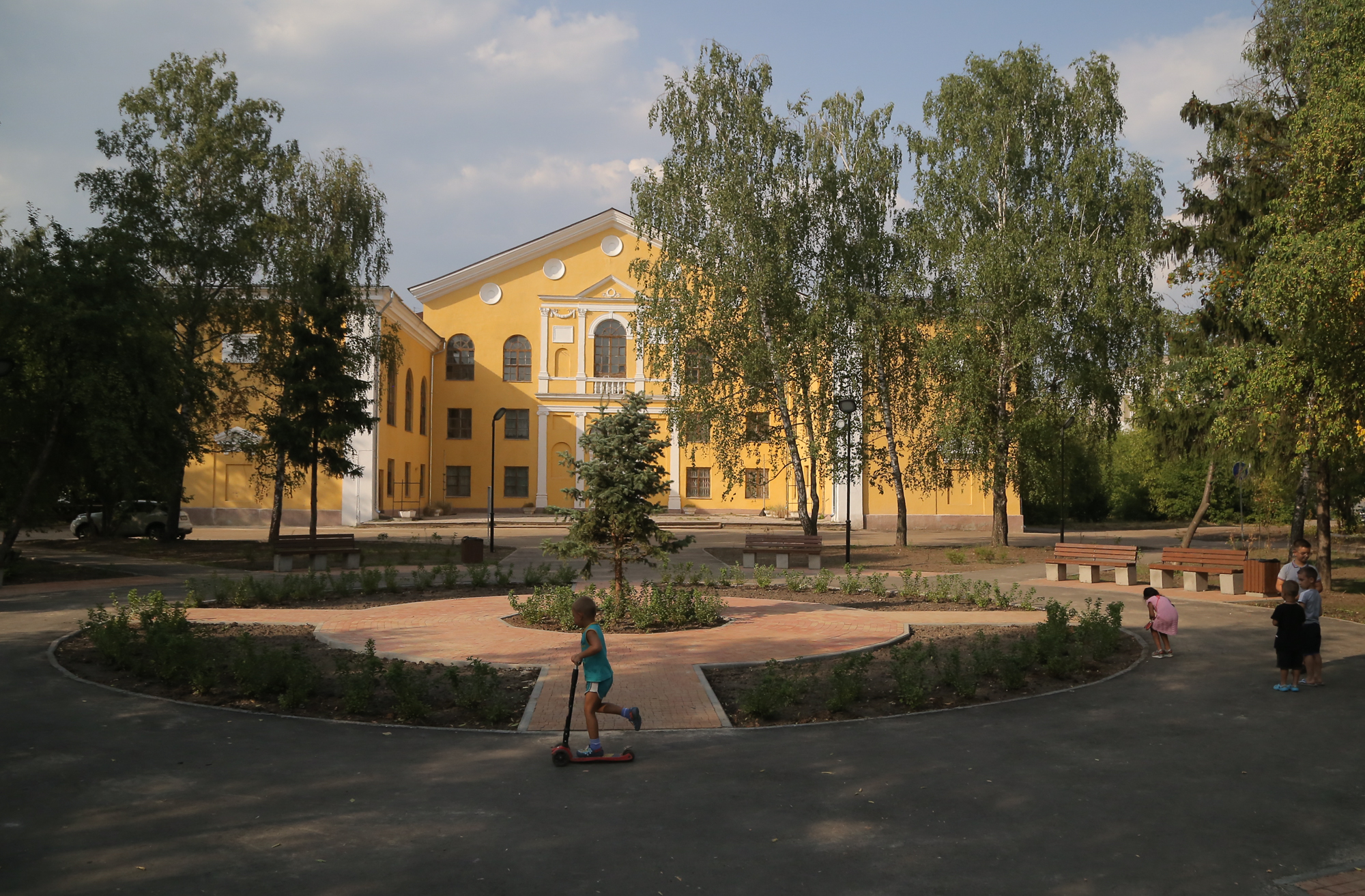 Сквер Луначарского Нижний Новгород благоустройство