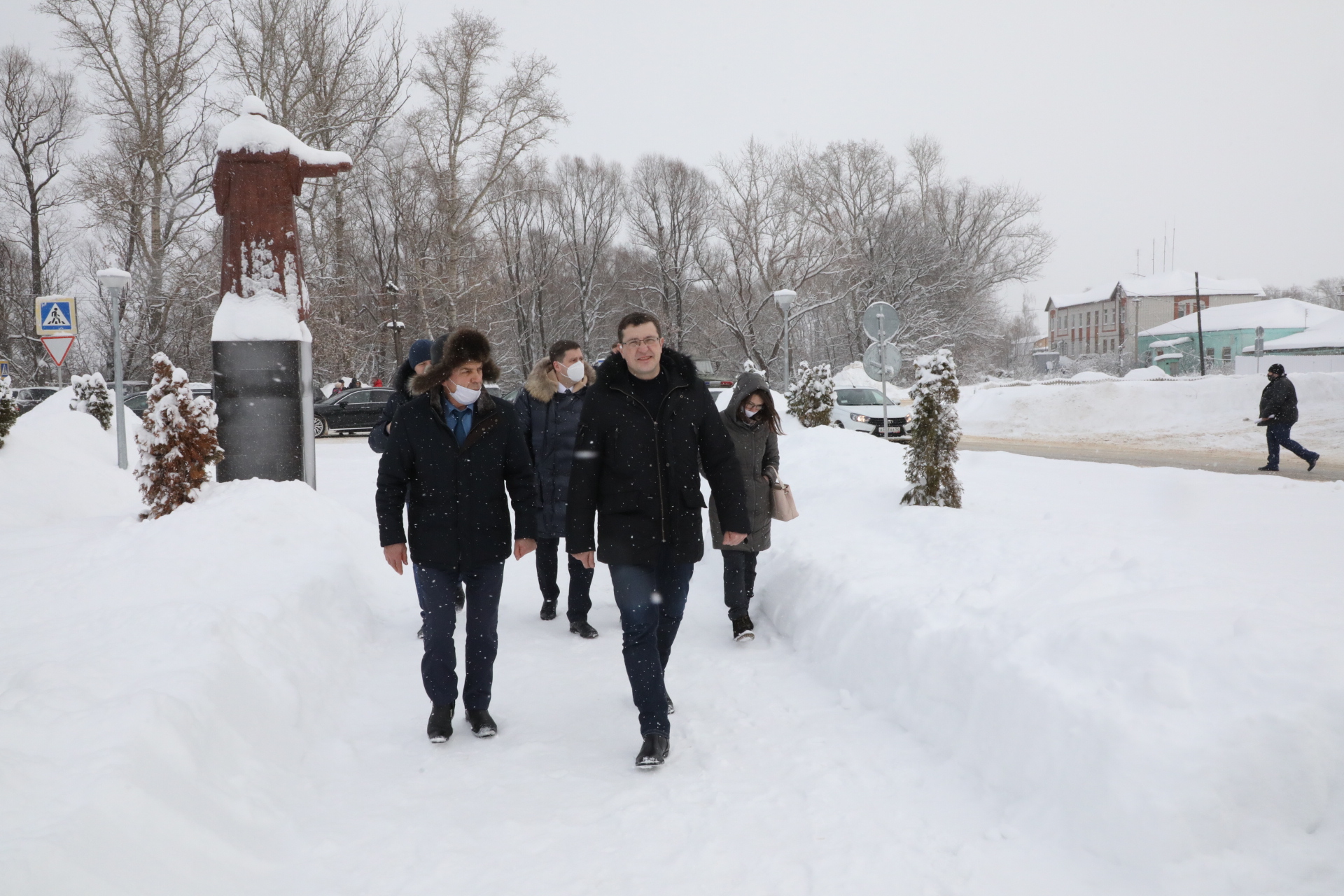 Рп 5 нижегородская область. Посёлок Бутурлино Нижегородская область. Школьный сквер в Гагино. Сквер в Бутурлино.