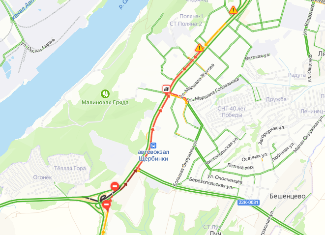 Пробки нижний новгород ольгино сейчас онлайн карта смотреть бесплатно
