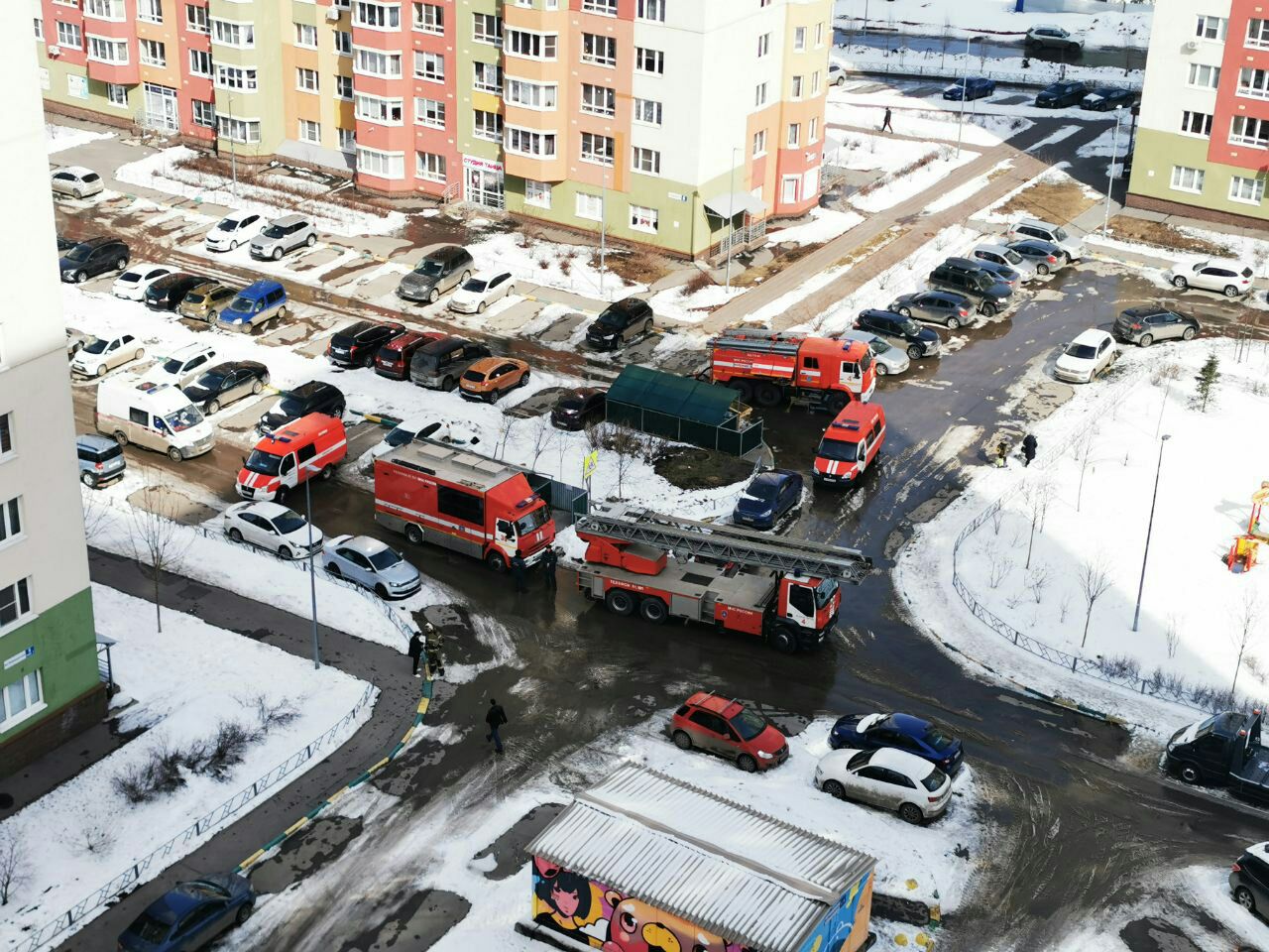 Пожар в нижегородском ЖК «Цветы» потушили на площади 1,5 кв. м | 31.03.2022  | Нижний Новгород - БезФормата