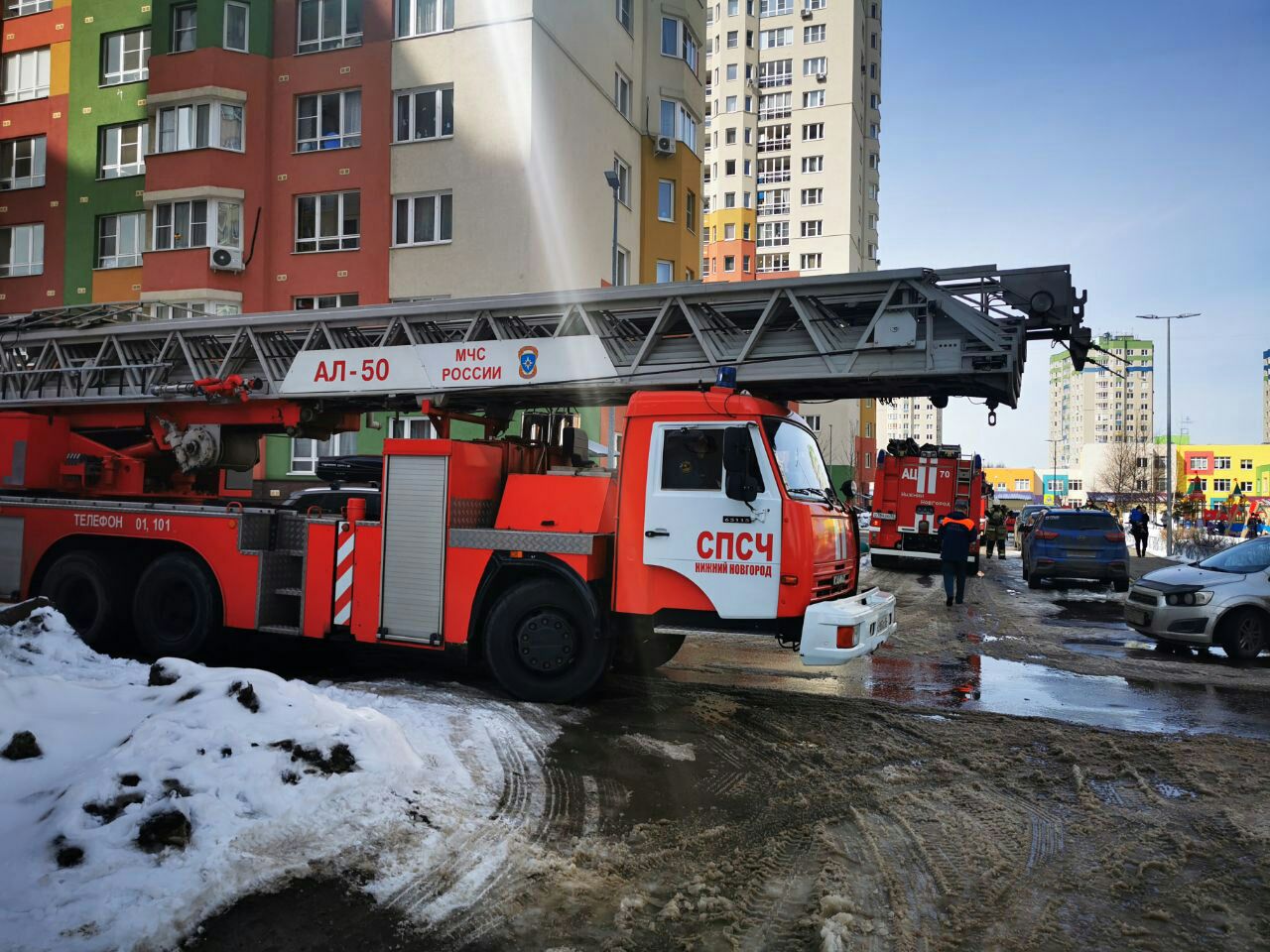 Пожар в нижегородском ЖК «Цветы» потушили на площади 1,5 кв. м | 31.03.2022  | Нижний Новгород - БезФормата