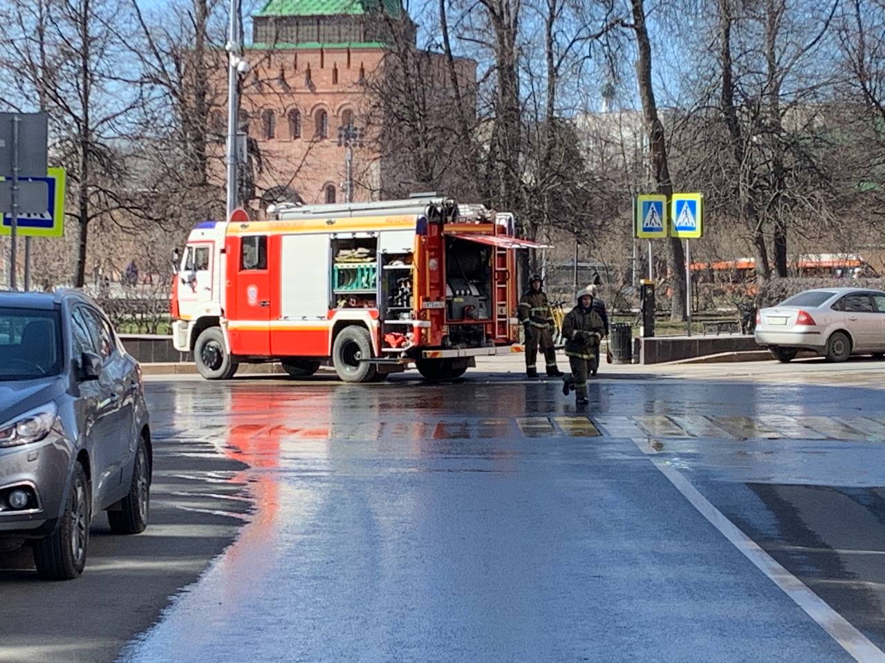 Кафе загорелось на Ульянова в центре Нижнего Новгорода 15 апреля |  15.04.2022 | Нижний Новгород - БезФормата