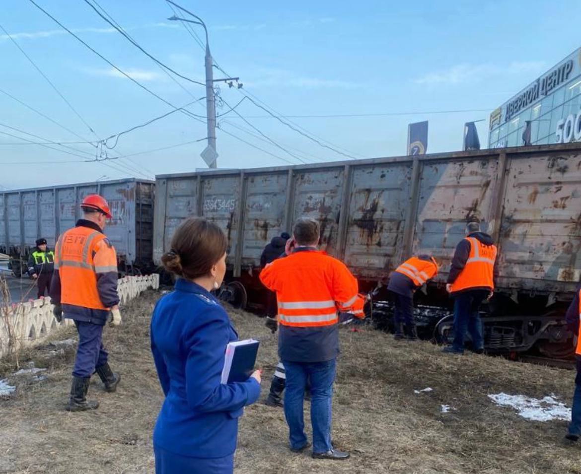 Транспортная прокуратура заинтересовалась сходом с рельсов грузового поезда  в Нижнем Новгороде | 23.03.2023 | Нижний Новгород - БезФормата