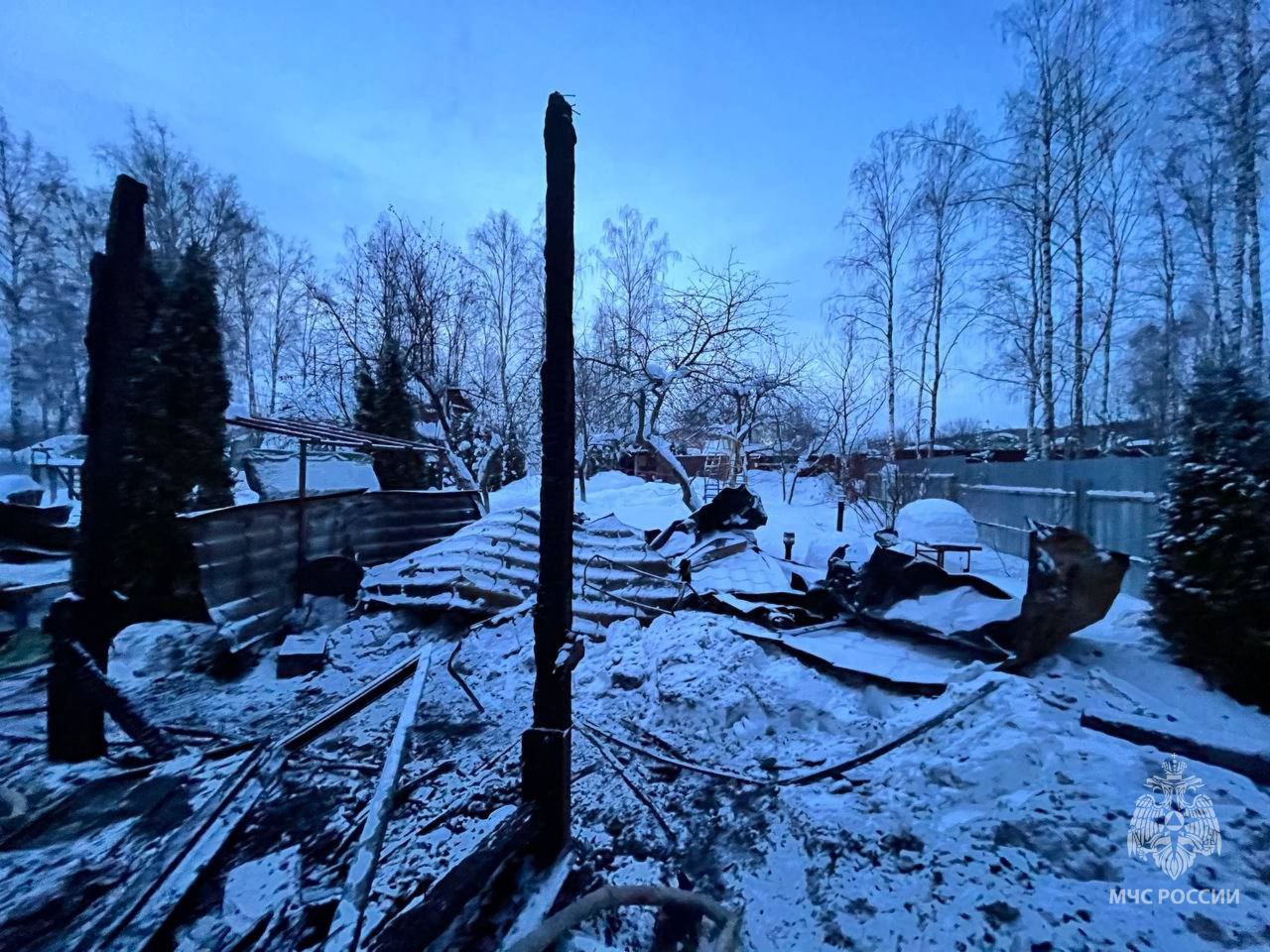 Мужчина заживо сгорел в садовом доме в Богородском районе | 08.02.2024 |  Нижний Новгород - БезФормата