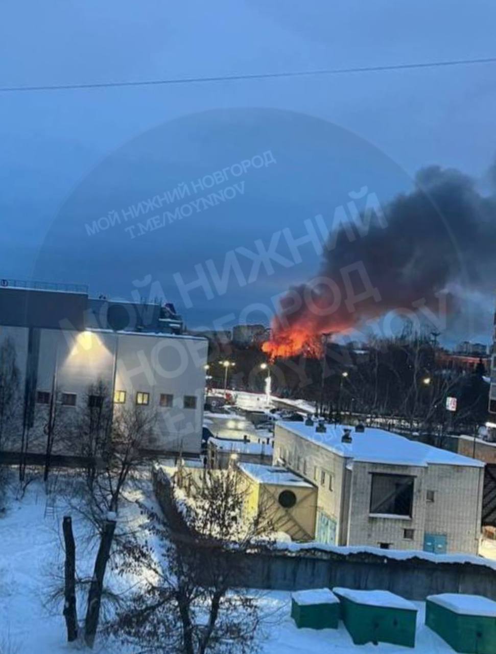 Производственный ангар загорелся на Автозаводе 20 февраля | 20.02.2024 |  Нижний Новгород - БезФормата