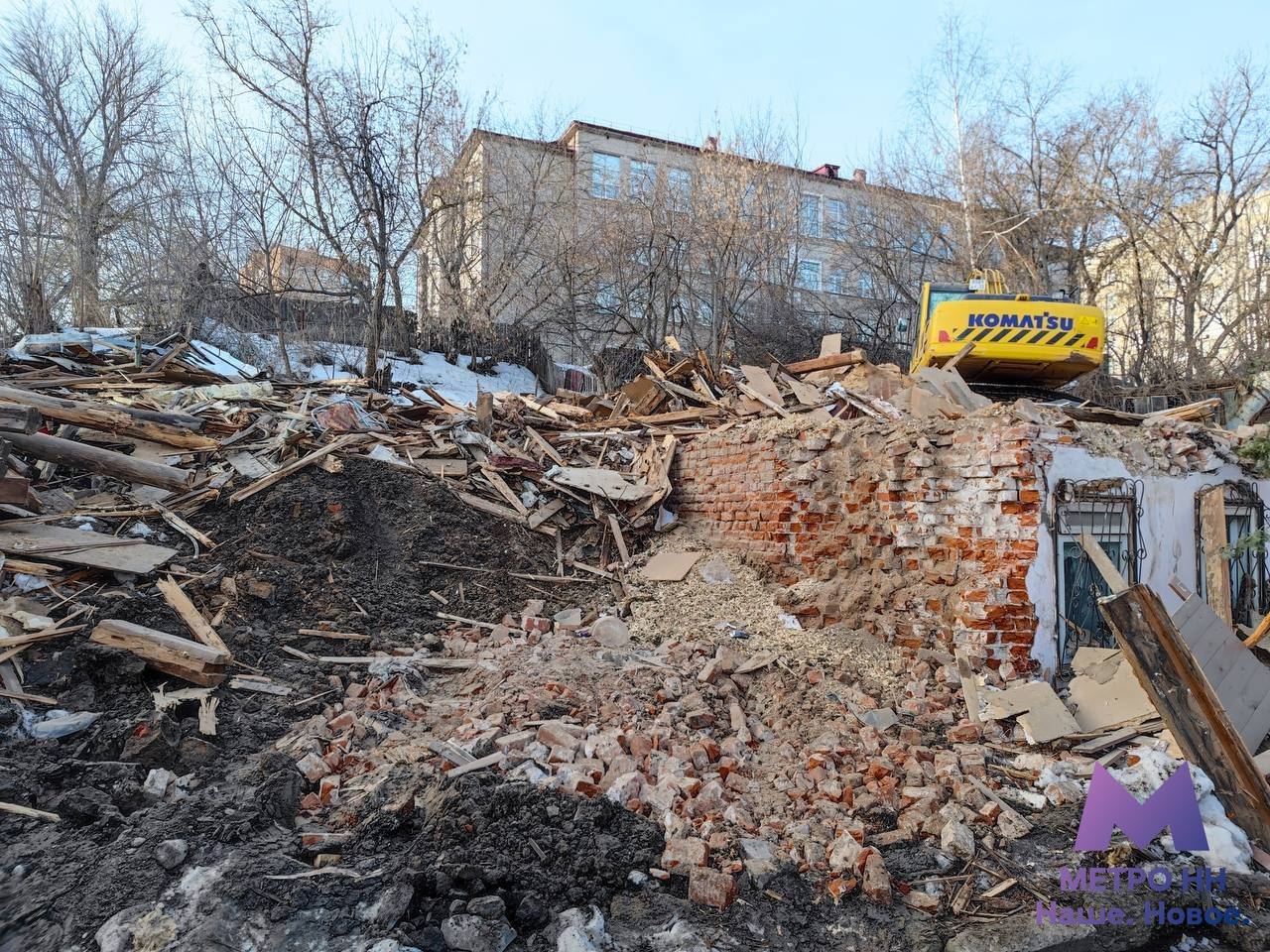 Опубликованы фото сноса домов у стройплощадки метро Сенная в Нижнем  Новгороде | Открытый Нижний