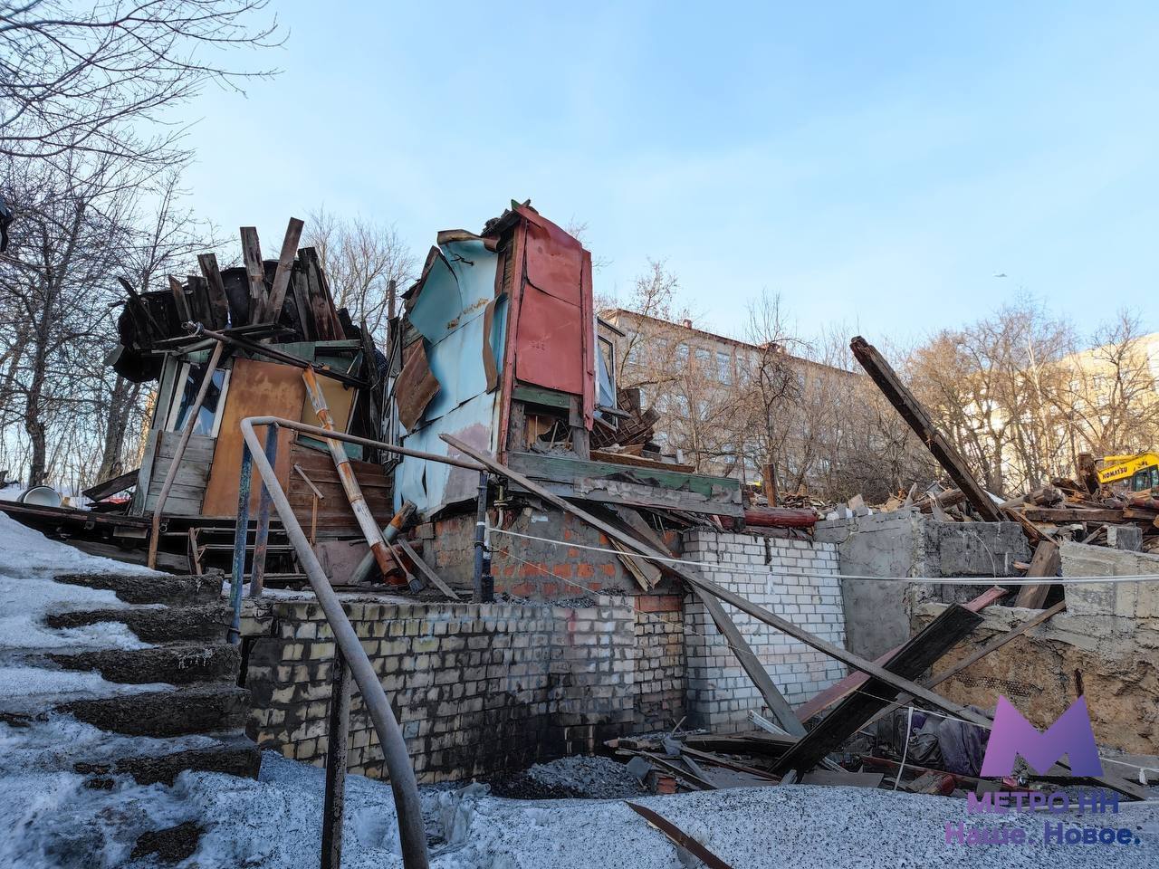 Опубликованы фото сноса домов у стройплощадки метро Сенная в Нижнем  Новгороде | Открытый Нижний