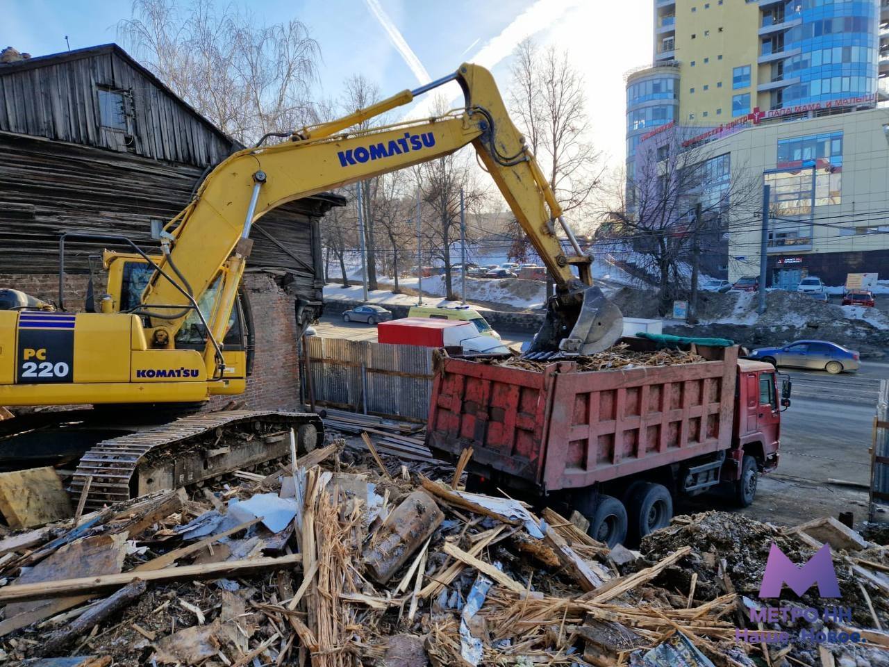 Опубликованы фото сноса домов у стройплощадки метро Сенная в Нижнем  Новгороде | Открытый Нижний