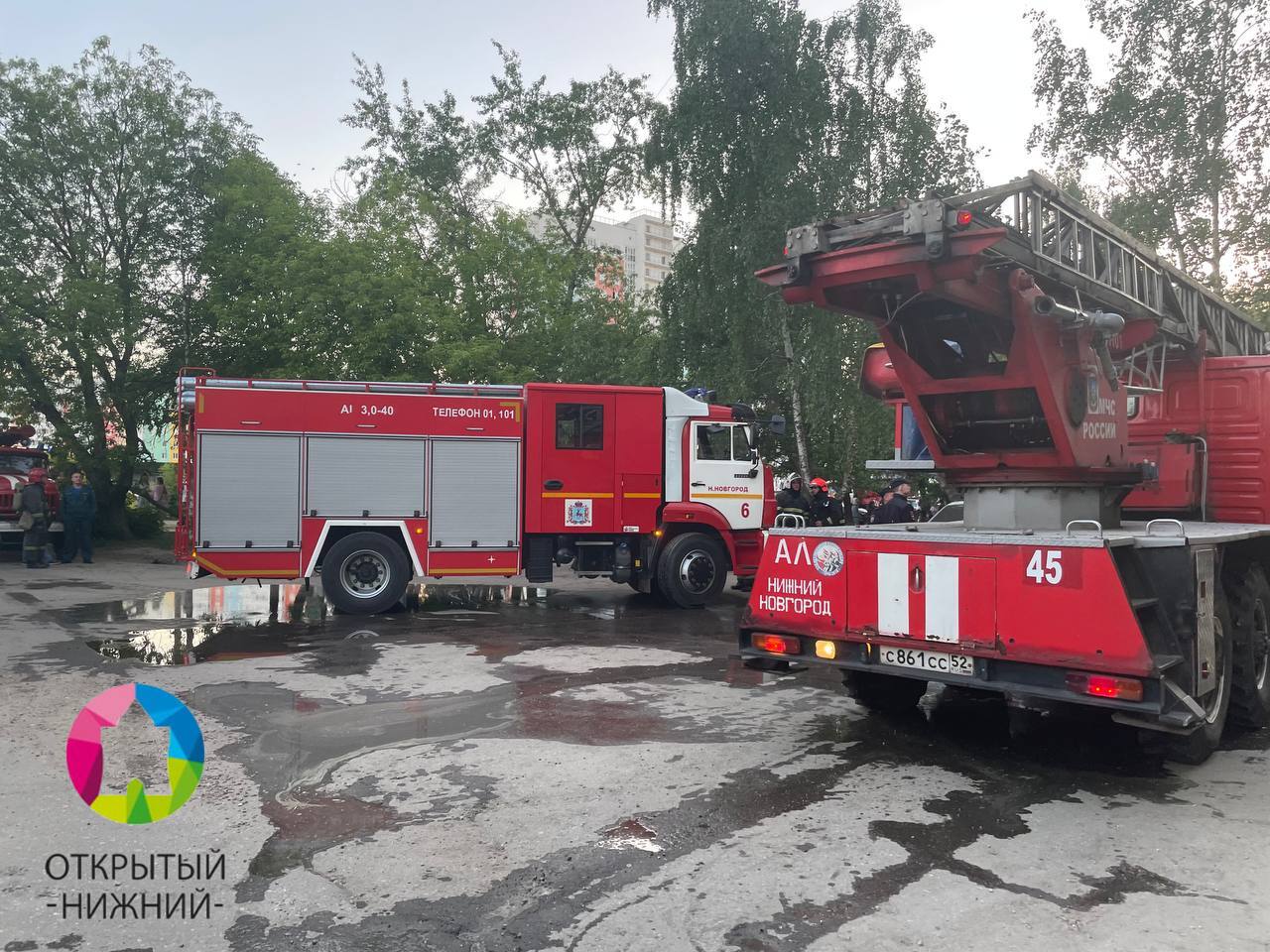 Пожар вспыхнул в девятиэтажке на проспекте Кораблестроителей | 28.05.2024 |  Нижний Новгород - БезФормата