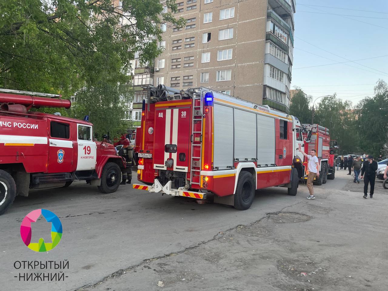 Пожар вспыхнул в девятиэтажке на проспекте Кораблестроителей | 28.05.2024 |  Нижний Новгород - БезФормата