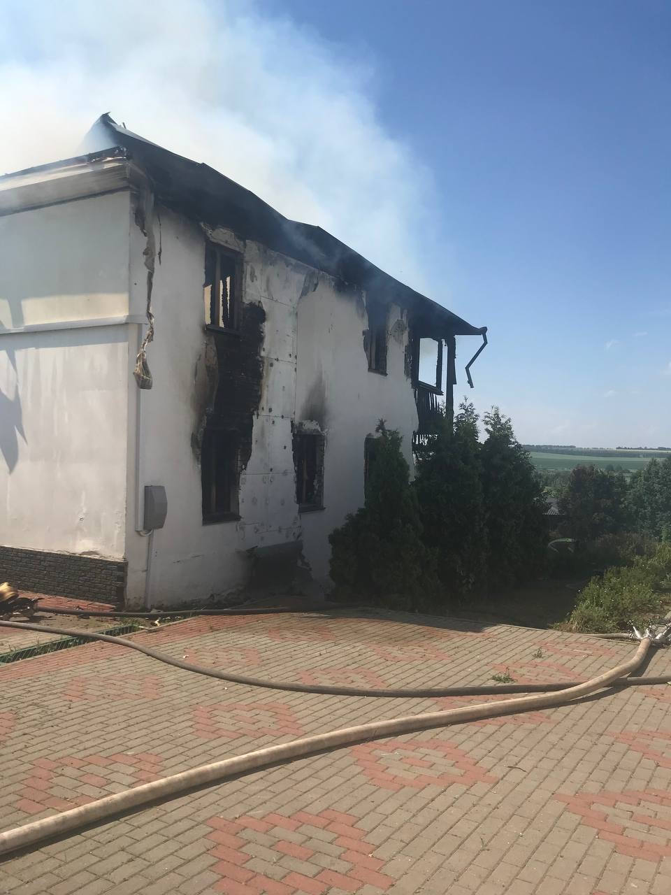 Крупный пожар вспыхнул на территории Покровского монастыря под Богородском  | Открытый Нижний