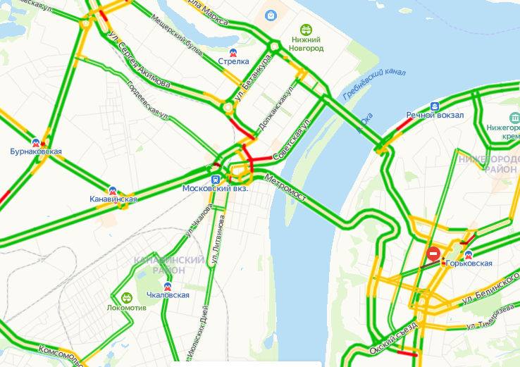 Метромост нижний новгород карта