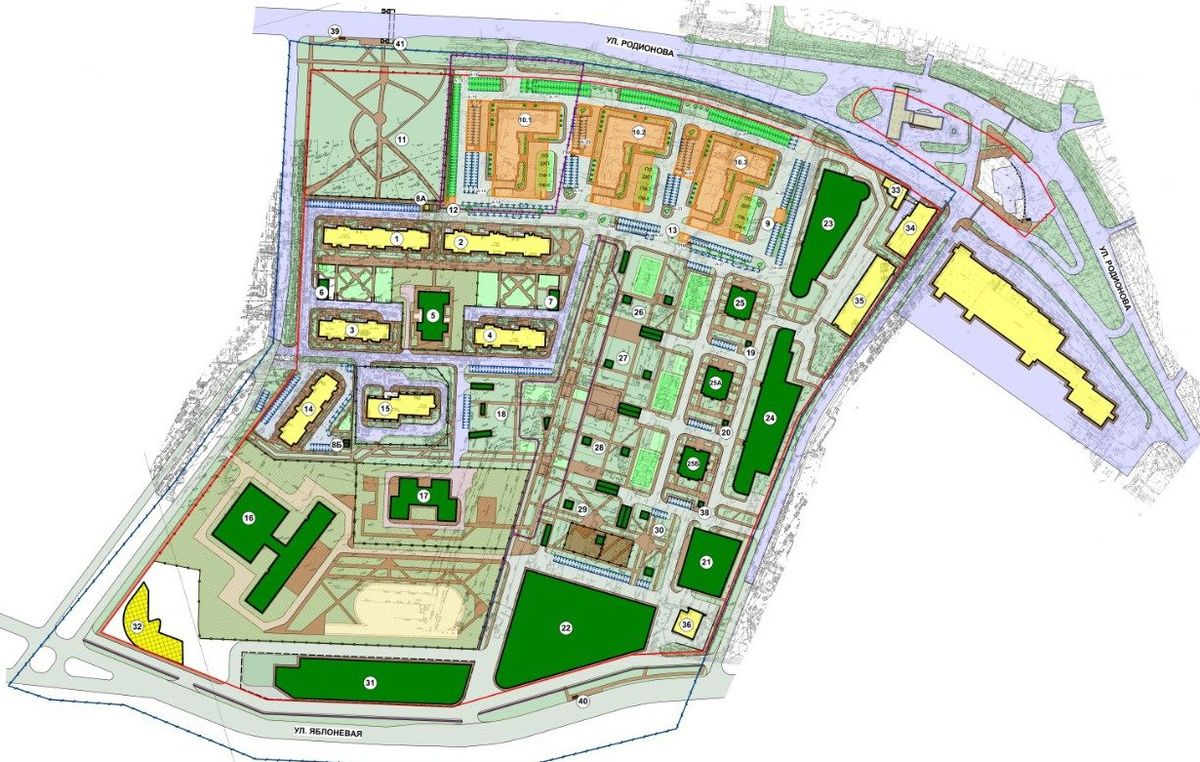 Три многоквартирных дома появятся на Родионова в Нижнем Новгороде |  Открытый Нижний