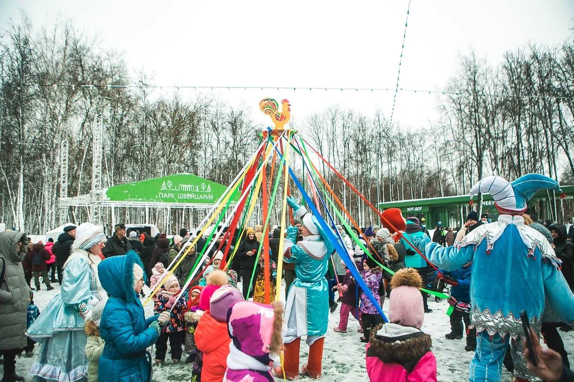 масленица в нижнем парке