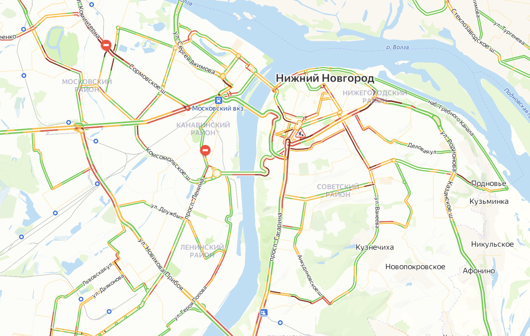 Где сейчас новгород. Карта Нижнего Новгорода пробки. Пробки Нижний Новгород Борский мост сейчас. Районы Нижнего Новгорода.