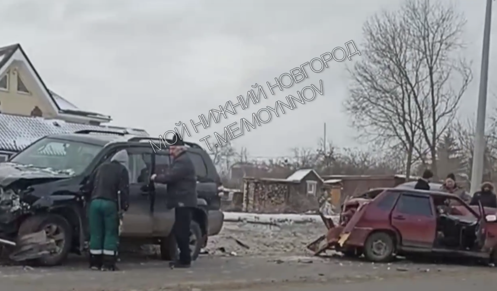 Два человека пострадали в массовом ДТП в Афонине | 14.12.2023 | Нижний  Новгород - БезФормата