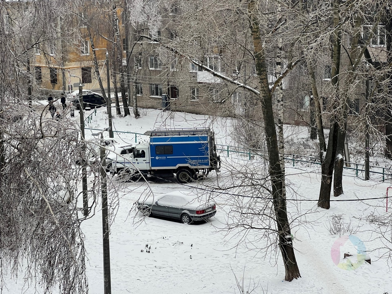 Энергетики начали устранять аварию на сетях на Окском съезде,1 | 25.11.2022  | Нижний Новгород - БезФормата