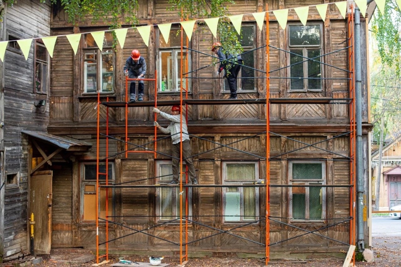 Дом крестьянки Щелухиной восстановили в Нижнем Новгороде | 24.10.2023 |  Нижний Новгород - БезФормата