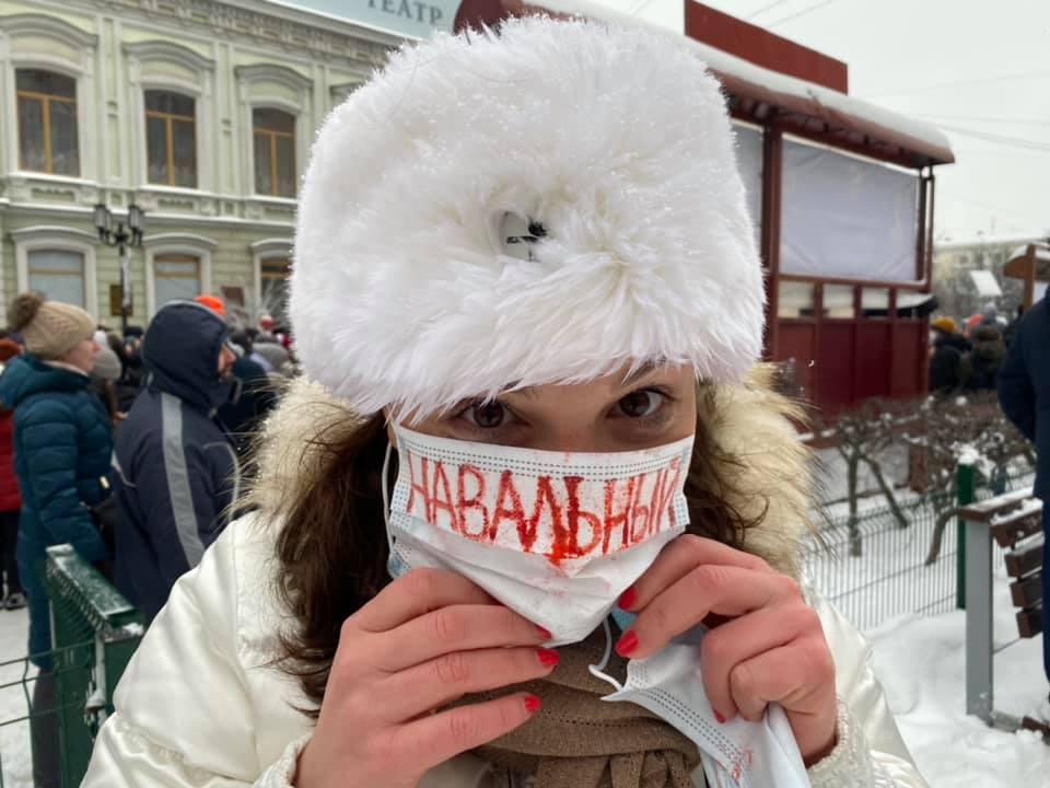Image for Дочь Немцова участвовала в митинге в Нижнем Новгороде