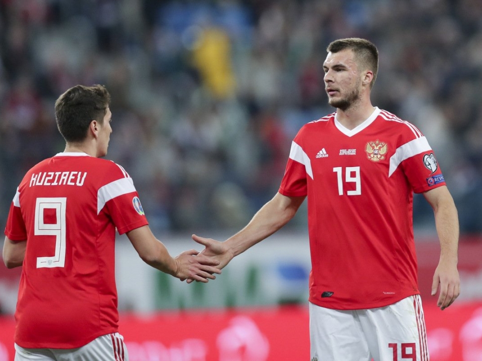 Сборная России разгромила Сан-Марино в последнем отборочном матче Чемпионата Европы 2020 года