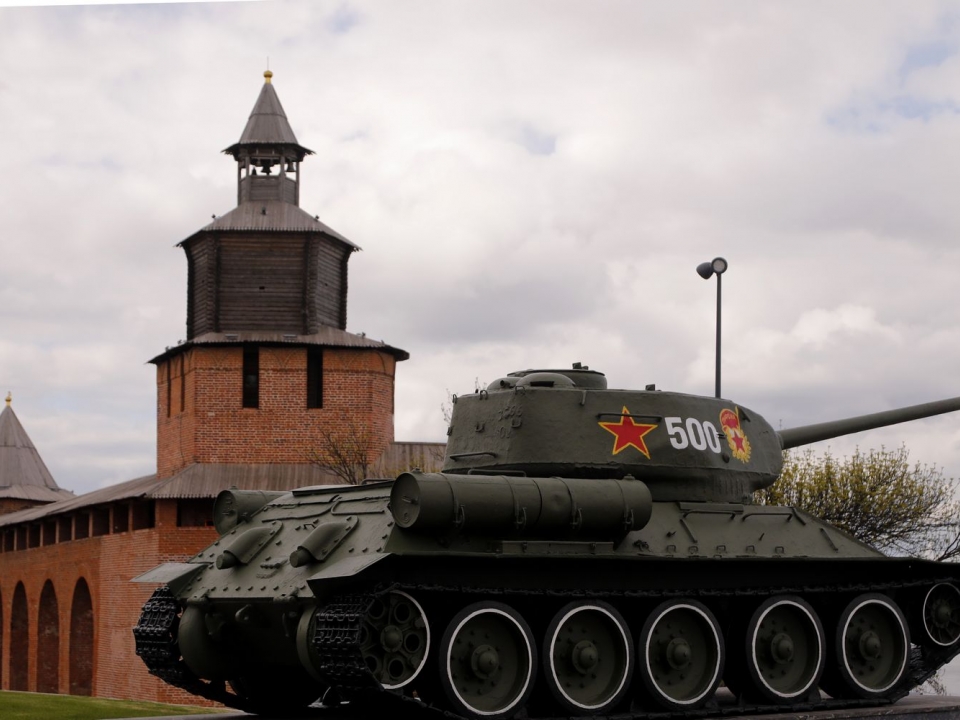 Image for Танку-памятнику Т-34 в Нижегородском кремле вернули исторический номер
