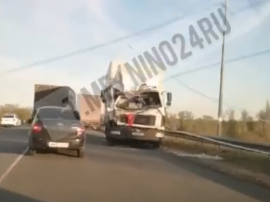 Image for Опубликовано видео с места смертельного ДТП на трассе М-7 в Нижегородской области