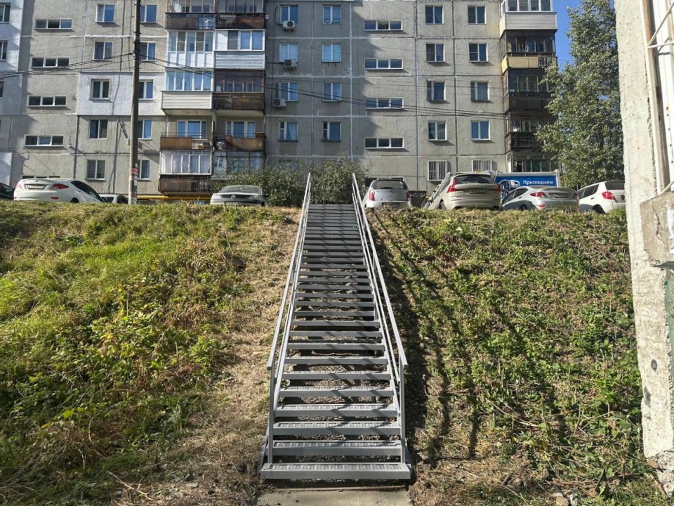 Image for Две лестницы отремонтировали в Приокском районе по просьбам нижегородцев