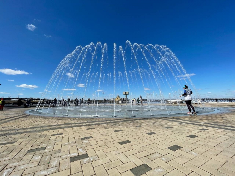 Image for Городские фонтаны начали работать в Нижнем Новгороде