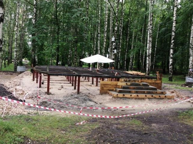Image for Новую сцену монтируют в парке Пушкина в Нижнем Новгороде